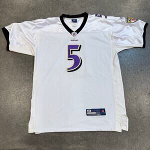 Joe Flacco Baltimore Ravens Reebok Vintage Jersey Size 52 Authentic NFL 2000s